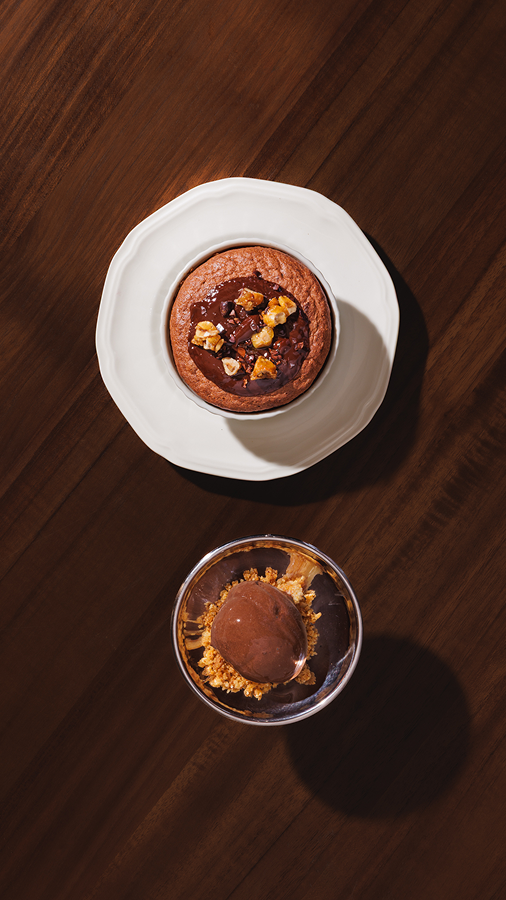 Grand Cru Chocolate Souffle, Olive Oil, Sea Salt