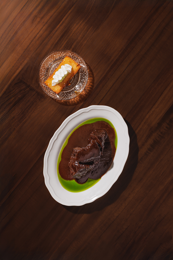 Beef Cheek, Pomme Paillasson, Chives Mayonnaise 