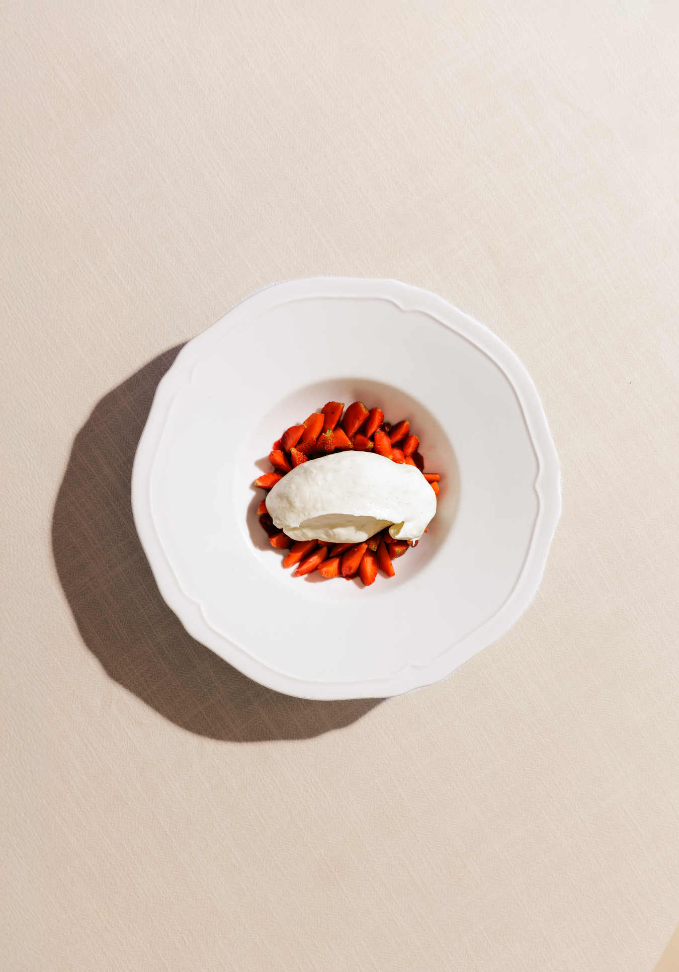 Fresh Strawberries, Chantilly