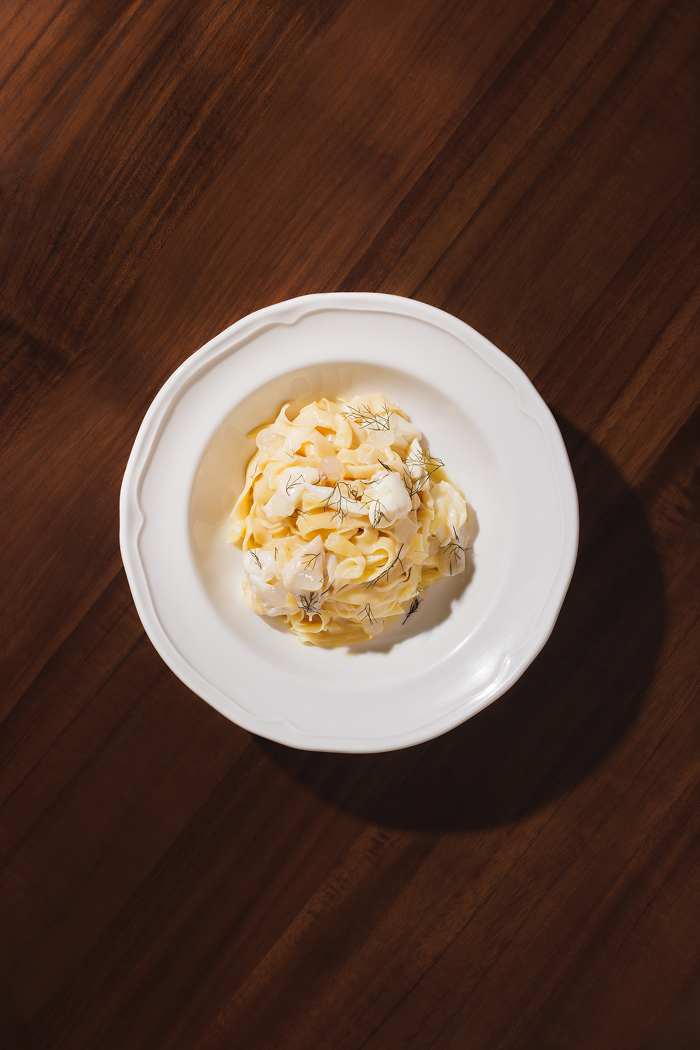 Lemon Butter Linguine, Crab, Parmesan 