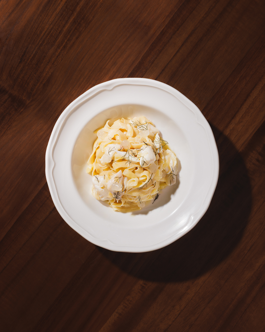 Lemon Butter Linguine, Crab Meat, Parmesan 