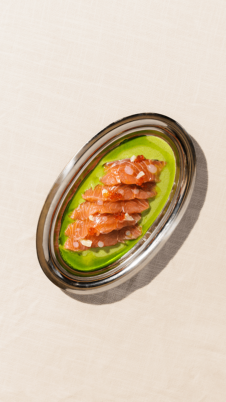 Smoked Salmon Trout, Avocado, Jalapeno